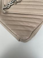 Sac Saint Laurent Collège small cuir beige - Photo 10