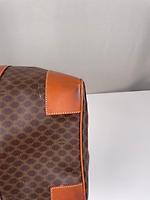 Sac de voyage Céline Boston 45 en toile macadam marron - Photo 8
