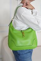 Sac Hermès Trim vert vif - Photo 2