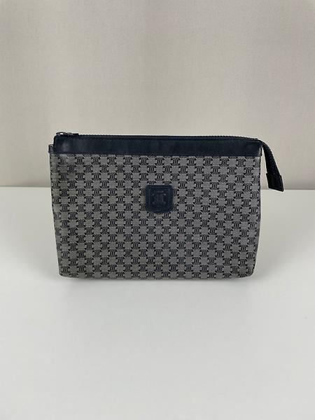 Pochette Céline vintage macadam bleu