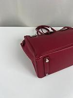 Sac Hermès Birkin 25 cuir Togo rouge grenat palladium - Photo 8