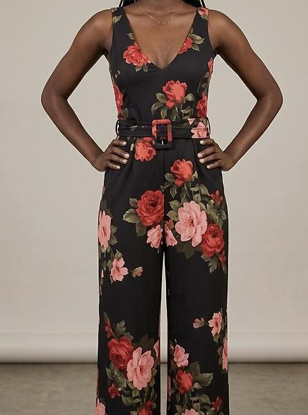 Combinaison fleurie, taille S-M