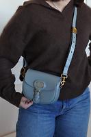 Sac bandoulière Dior Bobby small cuir gris - Photo 2