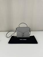 Sac bandoulière gris Cassandra de Saint Laurent - Photo 3