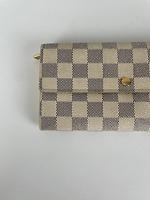 Portefeuille long Louis Vuitton damier azur - Photo 9