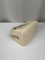 Sac Louis Vuitton Speedy 20 en cuir empreinte beige avec bandoulière - Photo 10