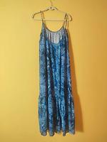 Robe longue Zara bleu  - Photo 1