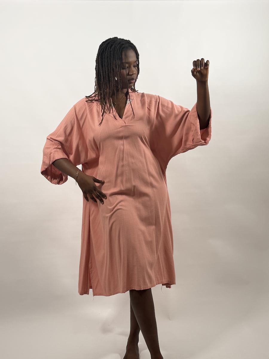Robe saumon 3/4