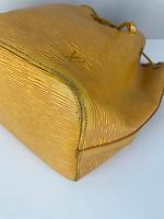 Sac seau Louis Vuitton Noé PM cuir épi jaune - Photo 10
