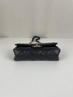 (RARE) Sac ceinture Chanel 2.55 mini en cuir noir - Photo 8