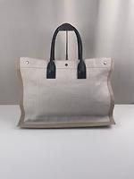 Sac cabas Saint Laurent rive gauche beige - Photo 4