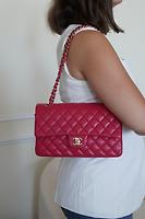 Chanel Timeless medium 25 cuir caviar grainé rose - Photo 2