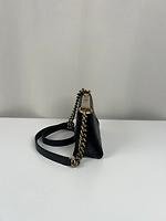 Sac bandoulière Chanel Rita en cuir grainé noir - Photo 6