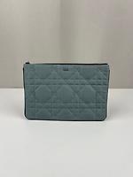 Pochette Dior en tissu bleu - Photo 1