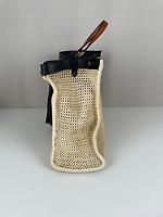 Fendi cabas Peekaboo tote moyen raphia - Photo 7