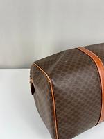 Sac de voyage Céline Boston 50 en toile macadam marron - Photo 7