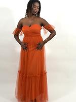 Robe orange - Photo 1