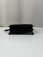 Sac bandoulière Saint Laurent Sunset en cuir noir - Photo 8