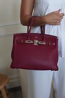 Hermès Birkin 30 Tosca rose pourpre - Photo 2