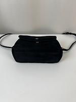 Sac bandoulière Saint Laurent Loulou Toy en velours noir - Photo 7
