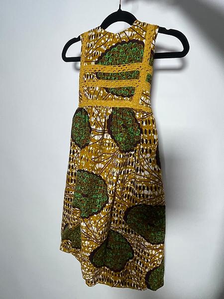 Wax print dress