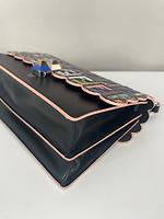 Fendi FF Kan I cuir noir - Photo 8