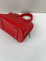 Sac Louis Vuitton Alma BB cuir épi rouge - Photo 8