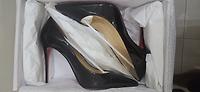 Louboutin Kate black leather heels, 10 cm, size 40.5 - Photo 4