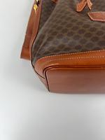 Sac seau Céline toile Macadam marron - Photo 10