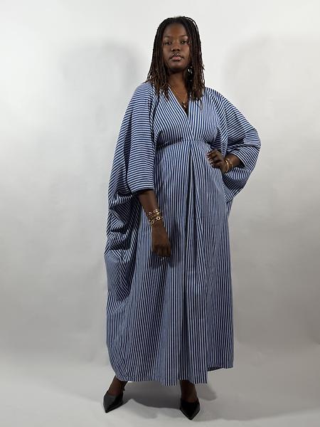 Robe Rayée bleu