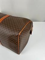 Sac de voyage Céline Boston 50 en toile macadam marron - Photo 8