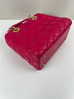 Sac Lady Dior rose taille medium - Photo 9