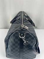 Sac de voyage Louis Vuitton Keepall 55 Damier Graphite avec bandoulière - Photo 5