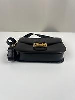 Céline triomphe en cuir noir vintage - Photo 5
