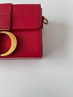 Dior Montaigne petit modèle cuir rouge - Photo 8