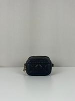 Sac bandoulière Dior mini vanity cuir noir - Photo 7