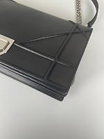 Sac bandoulière Dior Diorama en cuir noir - Photo 10