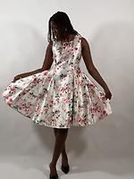 White floral dress - Photo 1