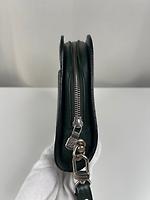Pochette Louis Vuitton en cuir Taïga vert - Photo 6