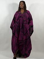 Robe boubou violette - Photo 2