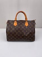 Louis Vuitton monogram Speedy 30 marron - Photo 1