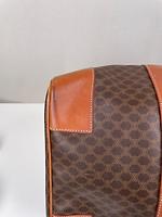 Sac de voyage Céline Boston 45 en toile macadam marron - Photo 9