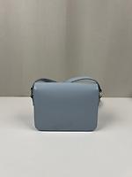 Sac bandoulière Céline Triomphe Teen cuir bleu ciel - Photo 4