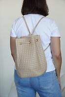 Sac à dos Celine sac a dos cuir beige - Photo 3