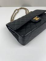 Sac bandoulière Chanel Timeless Medium cuir grainé noir - Photo 10