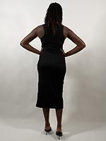 Black straight dress - Photo 3