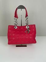 Sac à main Lady Dior Soft cuir rose - Photo 3
