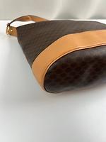 Sac seau Céline Besace Toile Macadam - Photo 7