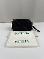 Bottega Veneta sac pochette marron intrecciato - Photo 3
