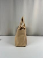 Sac cabas Chanel en cuir caviar grainé beige - Photo 6